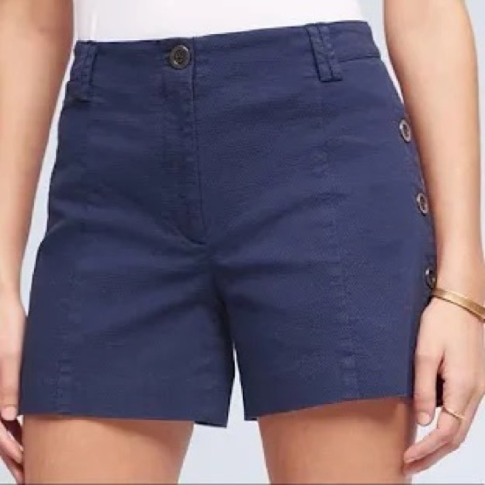 HP✨ Anthropologie Shorts with Side Buttons NWT